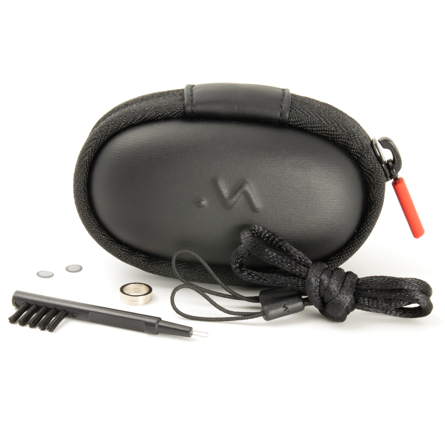 Earplug Carry Case with Lanyard & Cleaning Brush