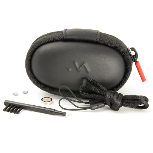 Earplug Carry Case with Lanyard & Cleaning Brush